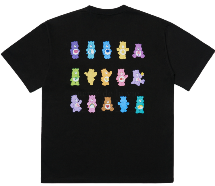 [acme de la vie] ★With the HiddenTag OVERSIZED★ ADLV SHORT SLEEVE T-SHIRT COLORFUL CARE BEARS